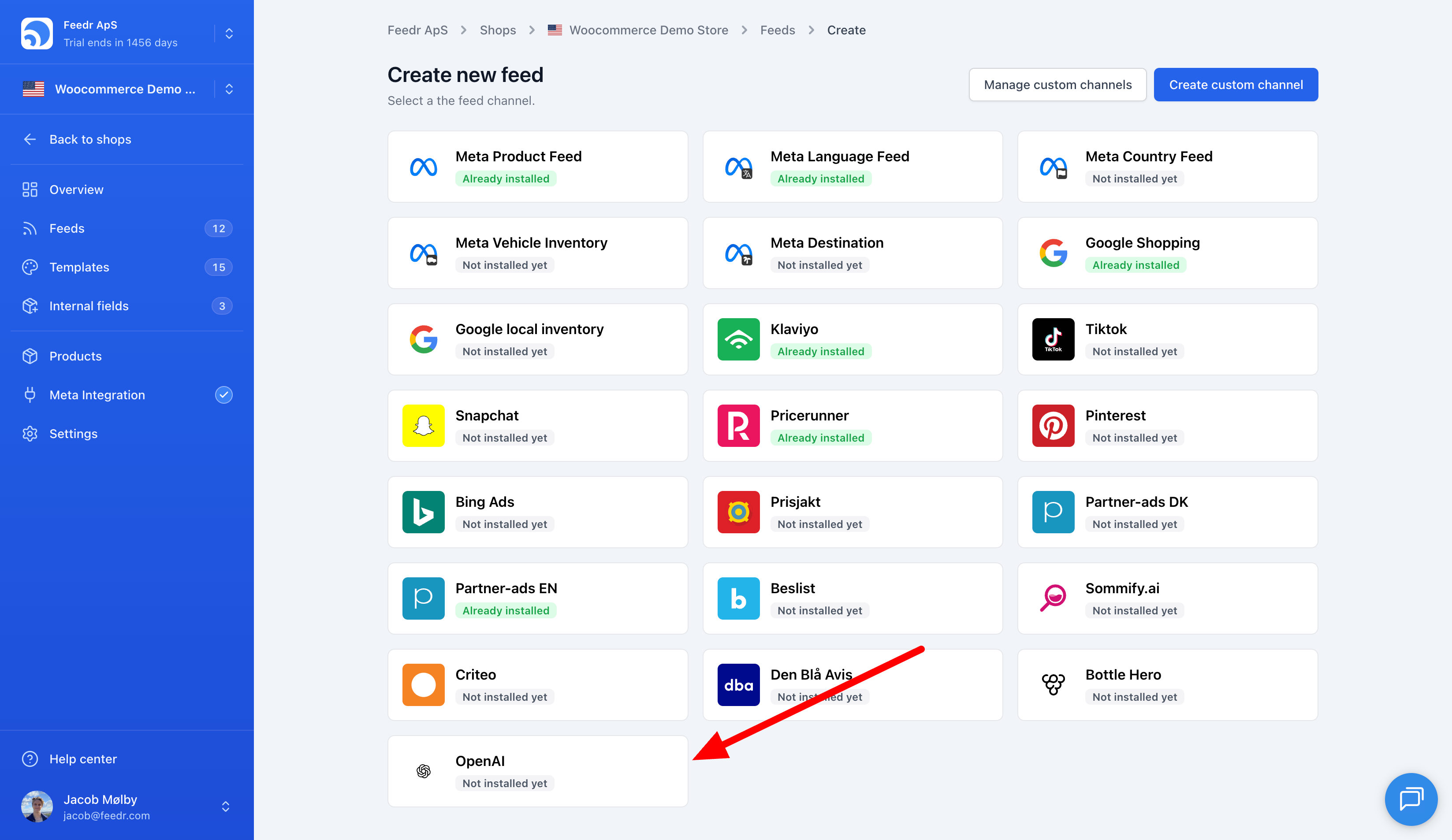 Creating an OpenAI feed in Feedr