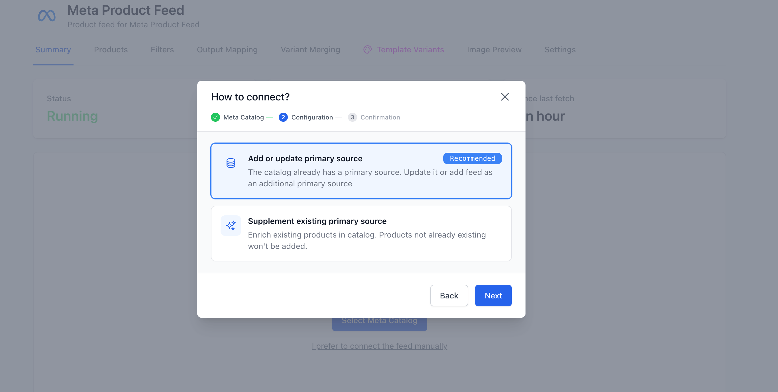 Connect Meta Product Feed to Meta Catalog